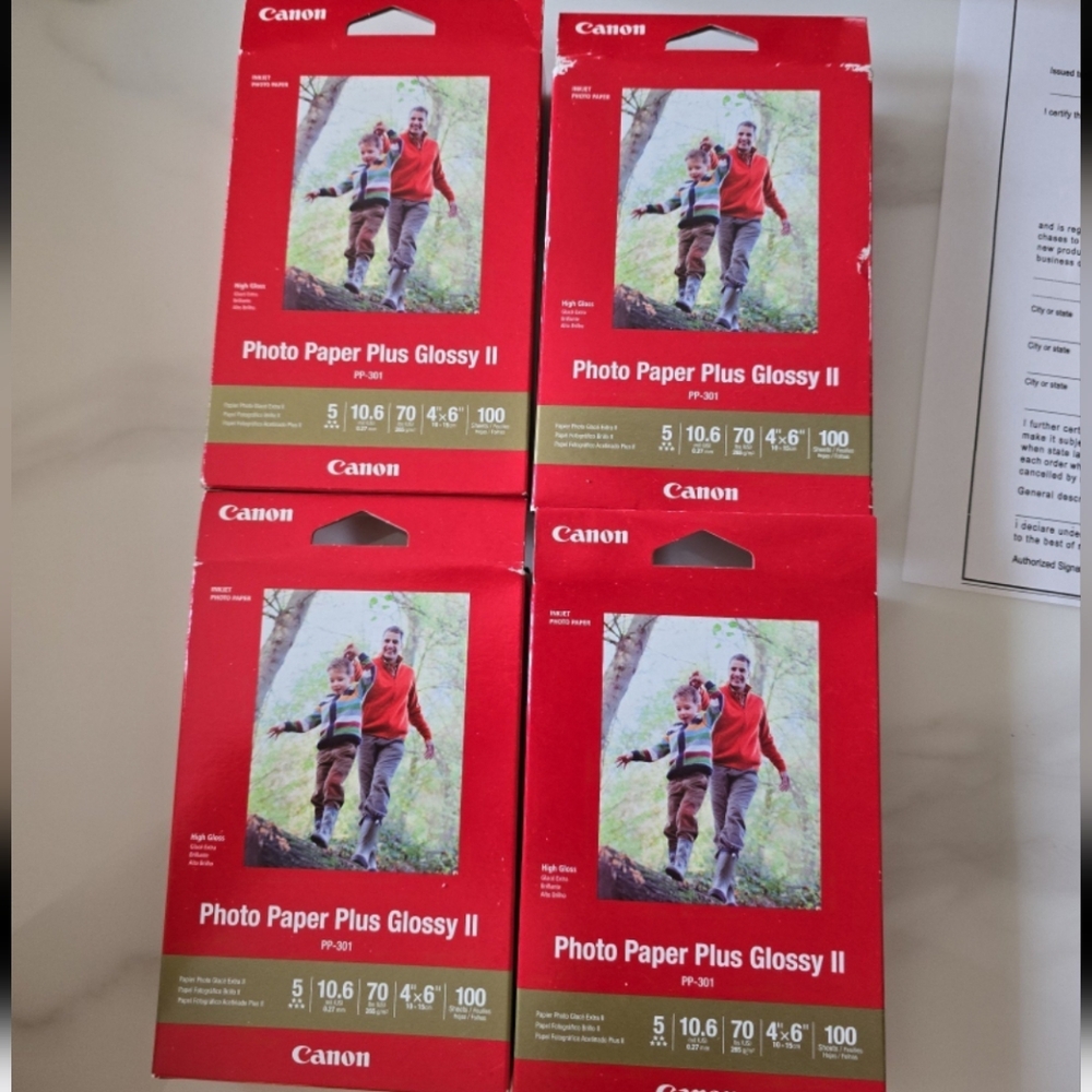 Canon photo paper